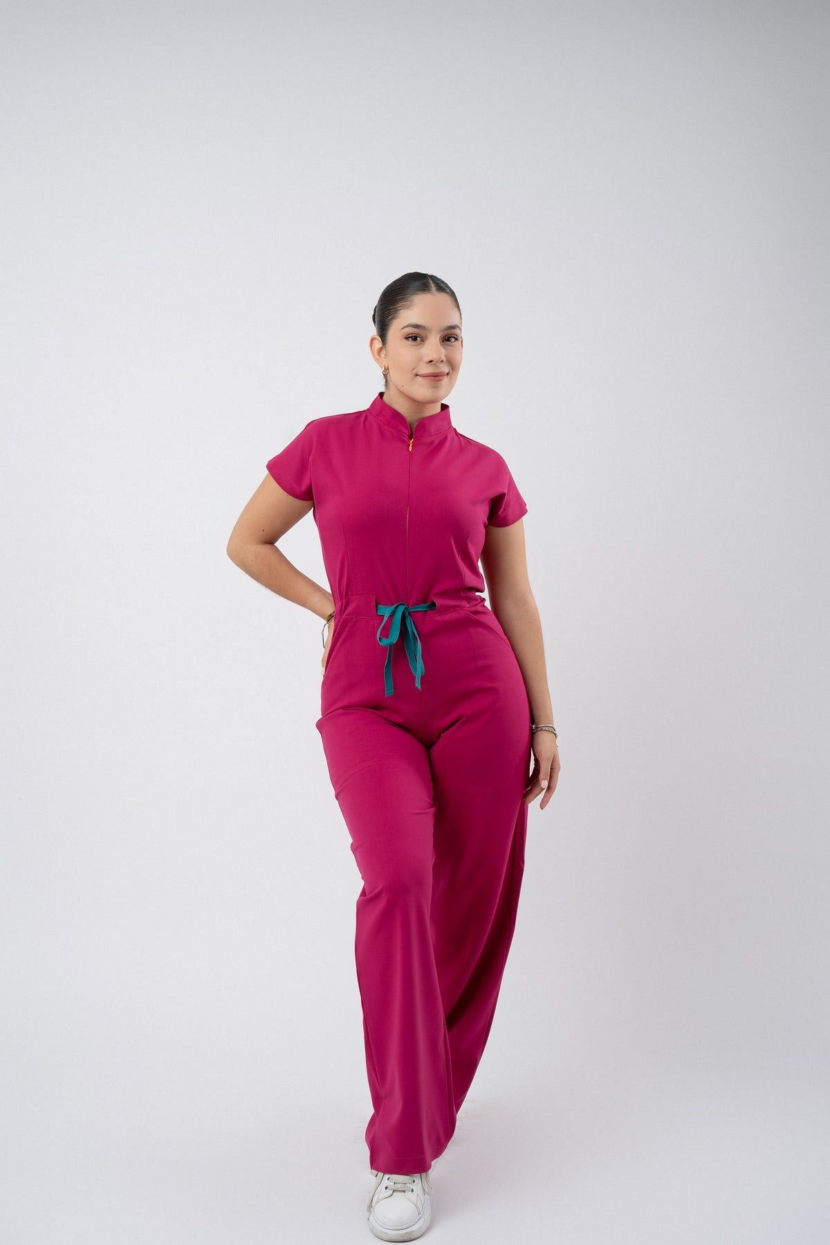 TOKYO JUMPSUIT | BERRY PINK | WIDE LEG