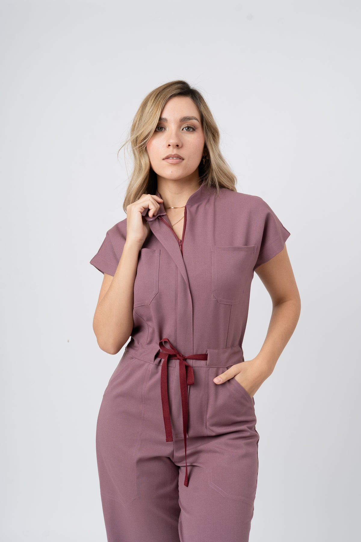 LARA JUMPSUIT | ORCHID | WIDE LEG