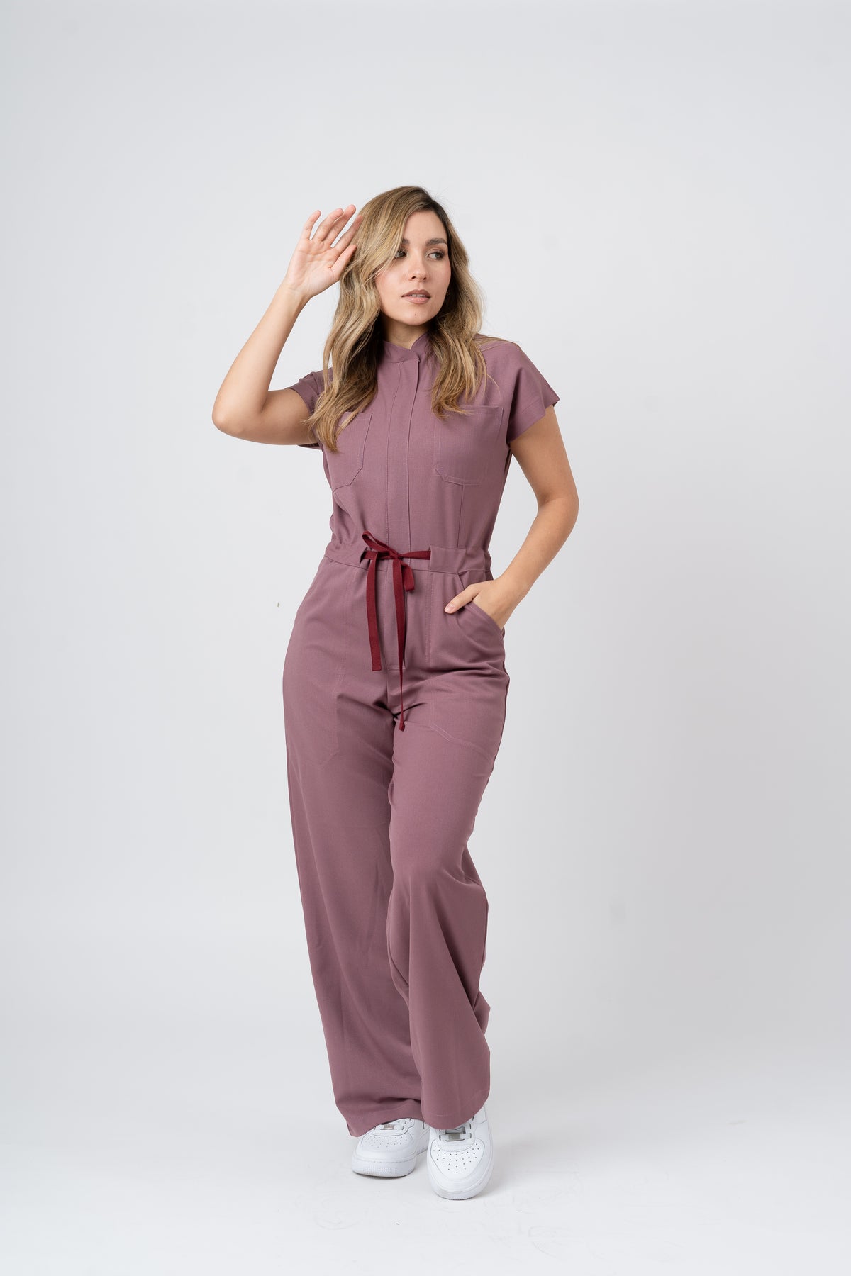 LARA JUMPSUIT | ORCHID | WIDE LEG