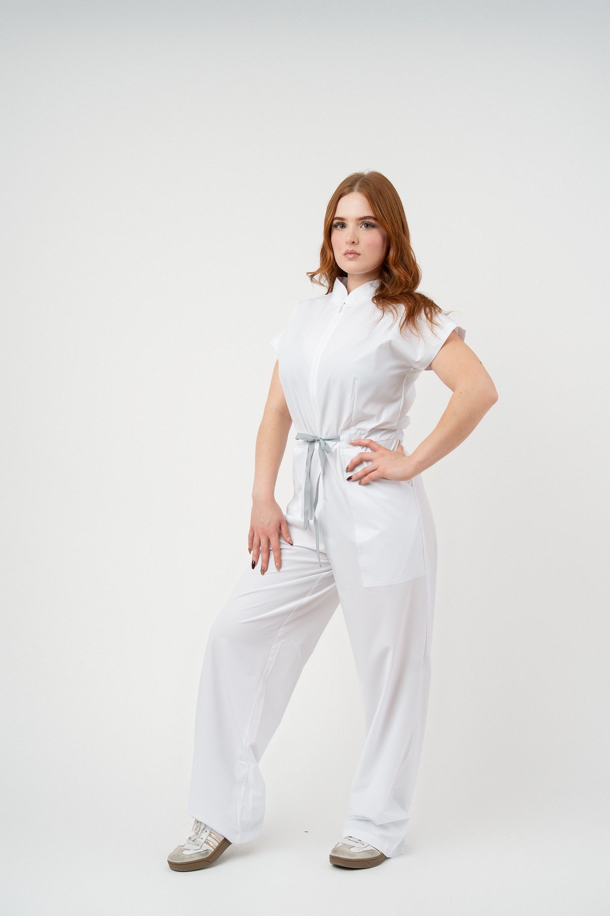 TOKYO JUMPSUIT | TOTAL WHITE  | WIDE LEG