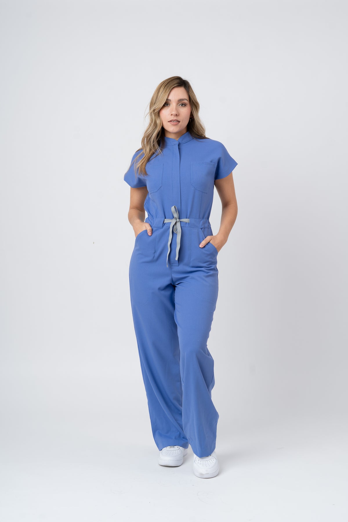 LARA JUMPSUIT | BLUEBERRY | WIDE LEG