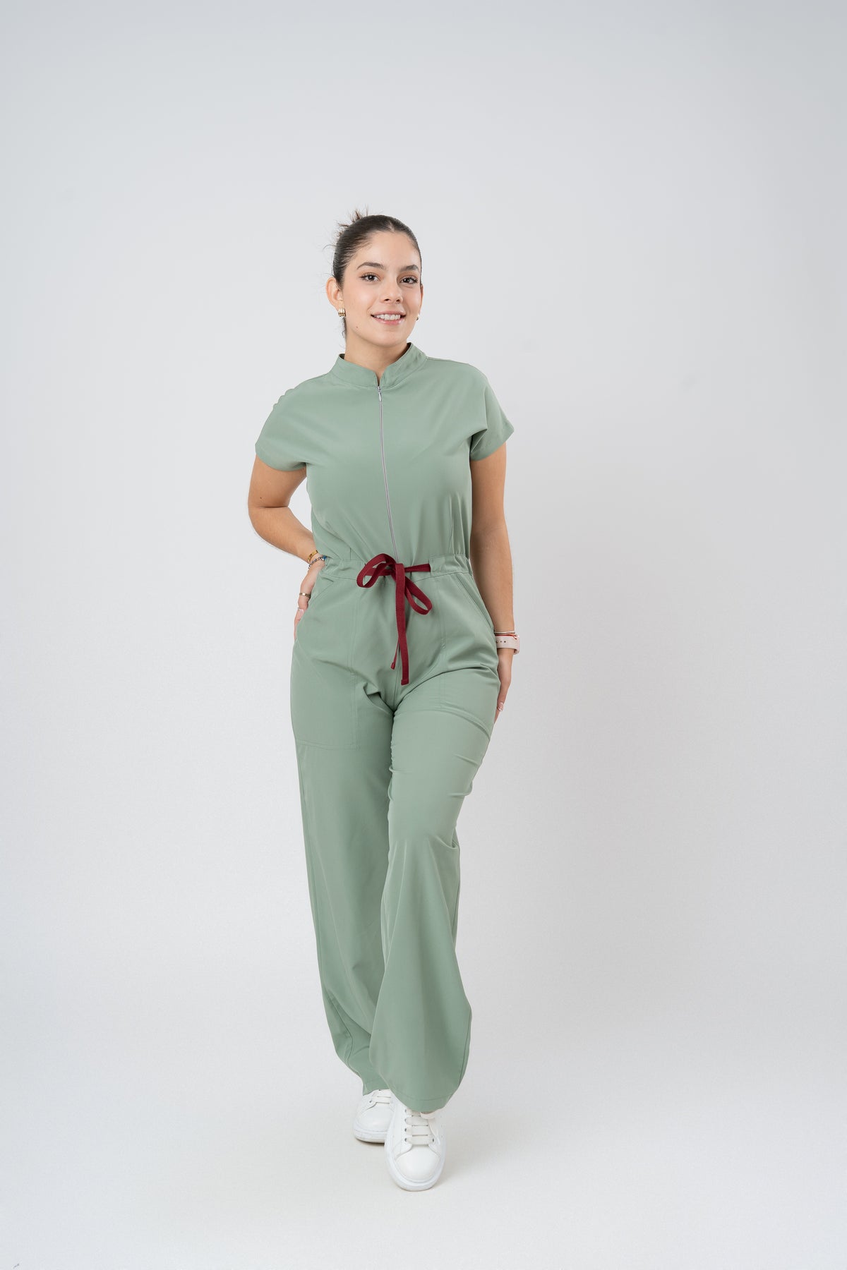 TOKYO JUMPSUIT | LIGHT OLIVE | WIDE LEG