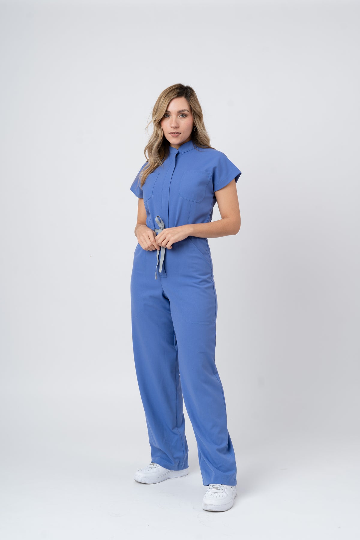 LARA JUMPSUIT | BLUEBERRY | WIDE LEG