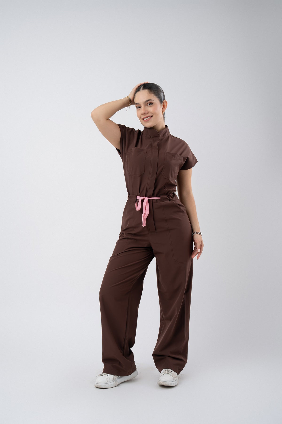 LARA JUMPSUIT | ESPRESSO | WIDE LEG | EDICIÓN LIMITADA