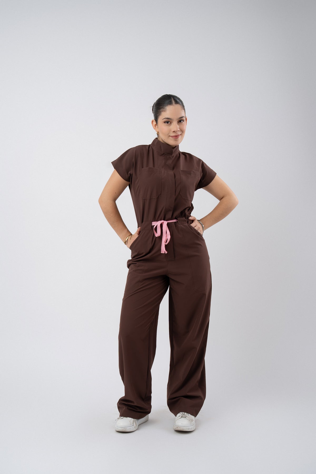 LARA JUMPSUIT | ESPRESSO | WIDE LEG | EDICIÓN LIMITADA