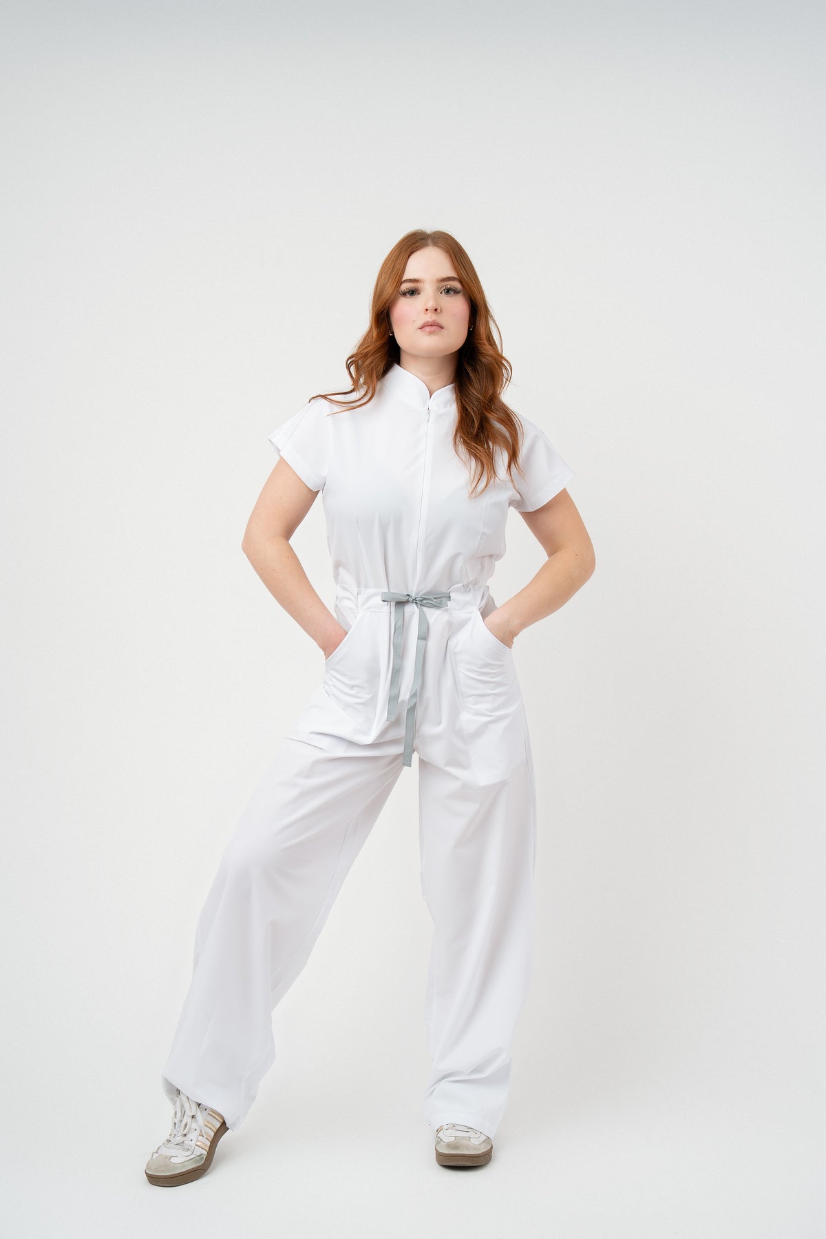TOKYO JUMPSUIT | TOTAL WHITE  | WIDE LEG