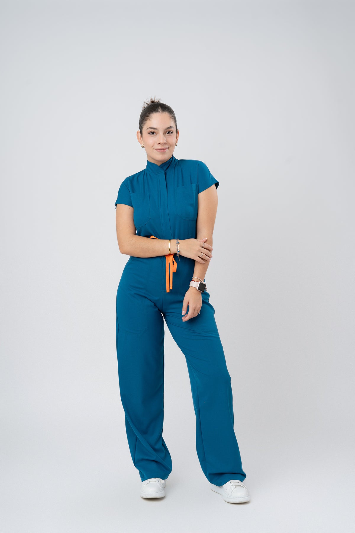 LARA JUMPSUIT | OCEAN BLUE | WIDE LEG