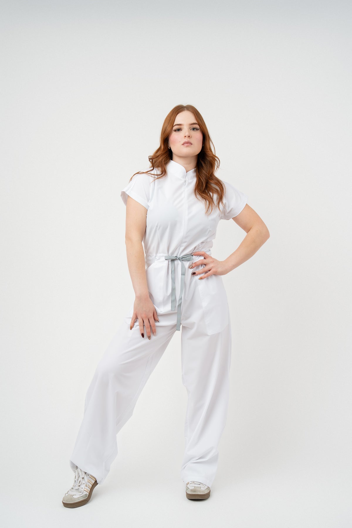 TOKYO JUMPSUIT | TOTAL WHITE  | WIDE LEG