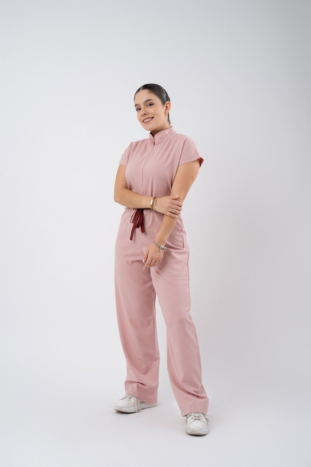TOKYO JUMPSUIT | BLUSH | WIDE LEG