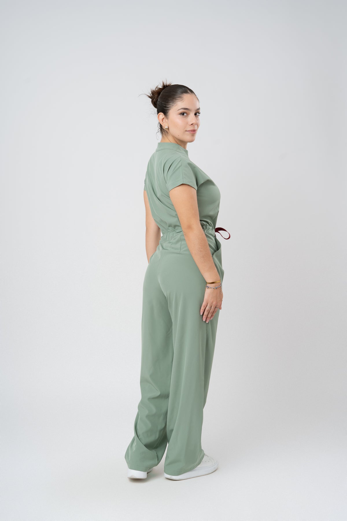TOKYO JUMPSUIT | LIGHT OLIVE | WIDE LEG