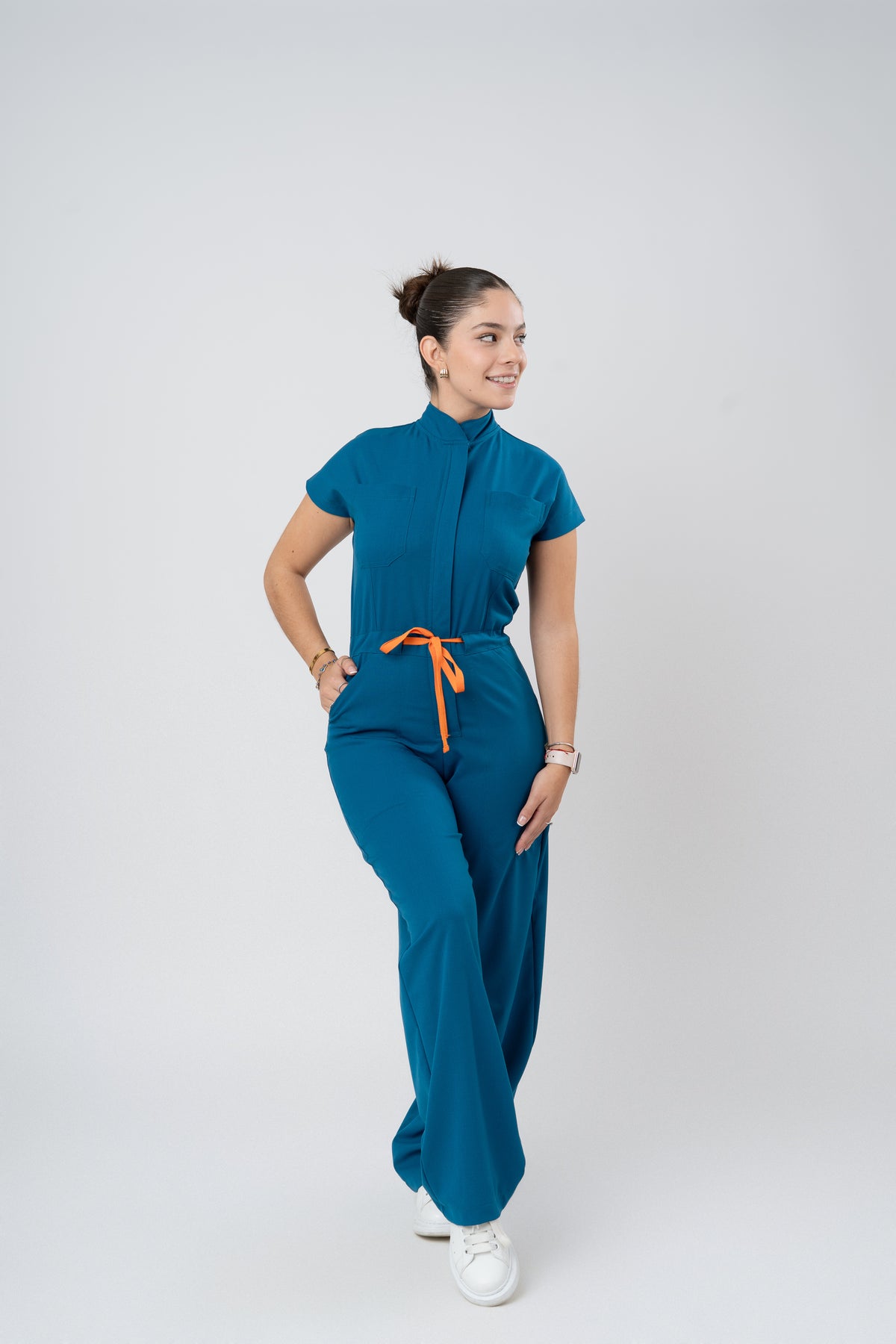 LARA JUMPSUIT | OCEAN BLUE | WIDE LEG