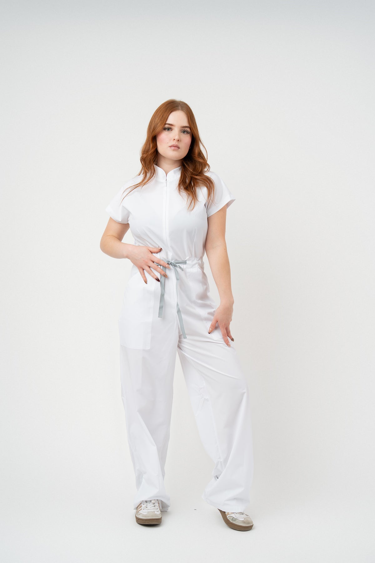 TOKYO JUMPSUIT | TOTAL WHITE  | WIDE LEG