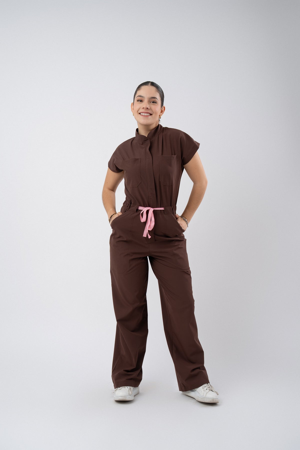 LARA JUMPSUIT | ESPRESSO | WIDE LEG | EDICIÓN LIMITADA