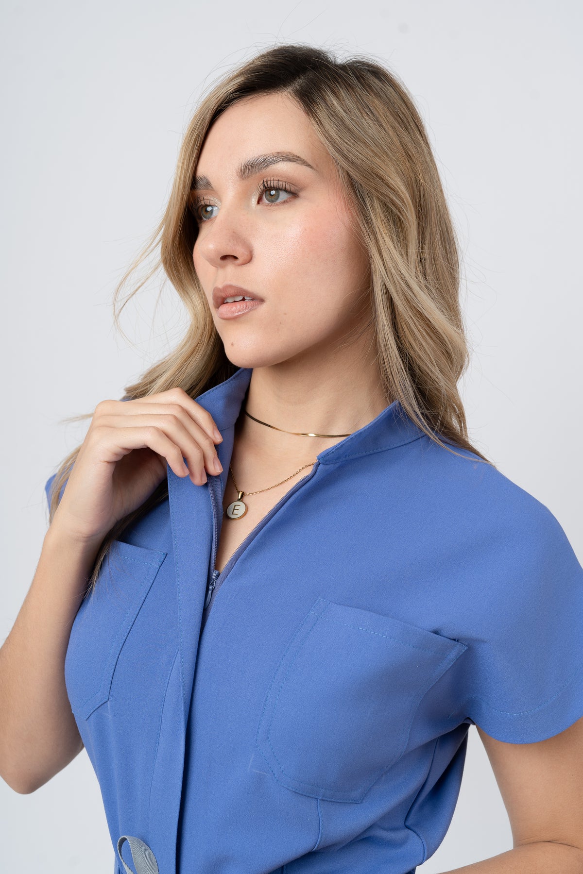 LARA JUMPSUIT | BLUEBERRY | WIDE LEG