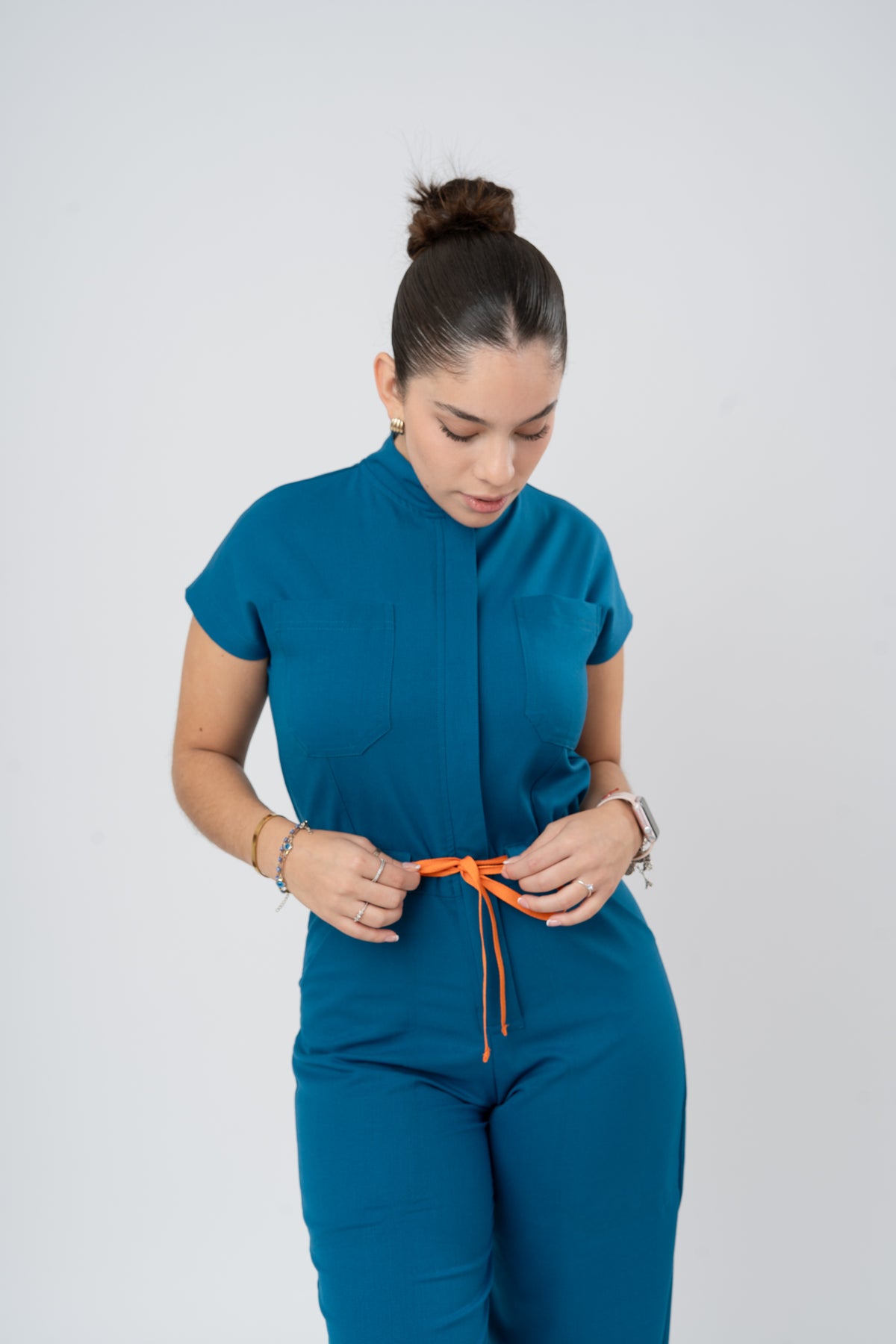 LARA JUMPSUIT | OCEAN BLUE | WIDE LEG