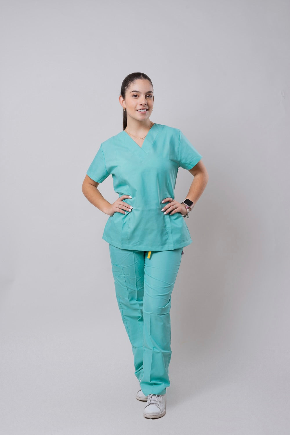 CASUAL SCRUB ALGODON | AQUAMARINE