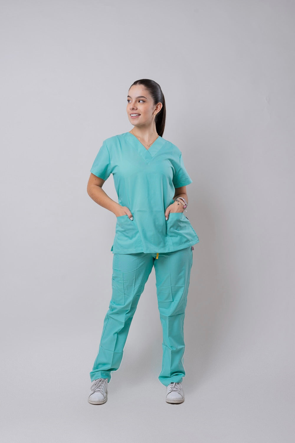 CASUAL SCRUB ALGODON | AQUAMARINE